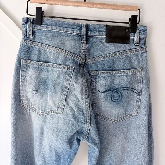 R13 Jane High Waisted Wide Leg Jeans - 27 (fits small) - Picture 11 of 17